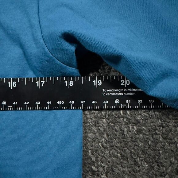 The North Face Graphic T-Shirt Men S Blue Recycled Cotton Outdoor Tee - Picture 4 of 5